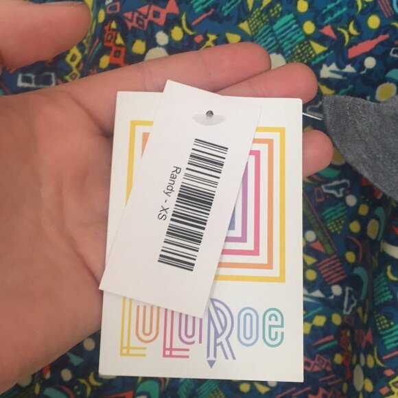 XS LuLaRoe Randy Tee DD11 1377 - Picture 3 of 5